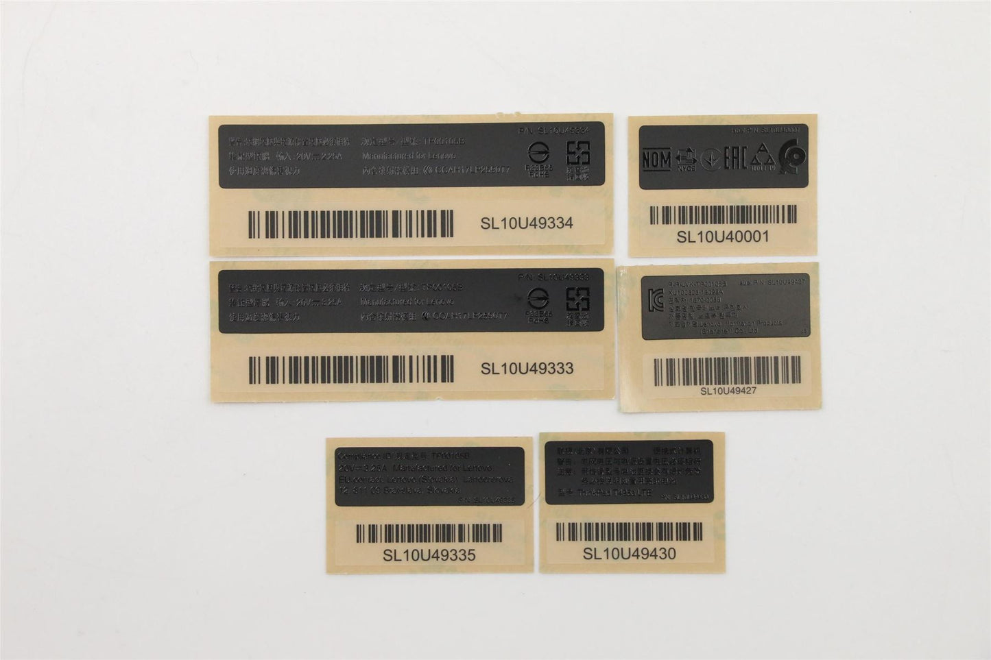 Lenovo LABEL FRU GEO LABEL KIT for LIPC 5L10V15283