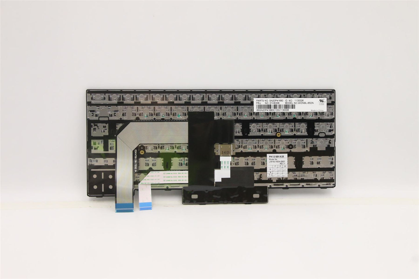 Lenovo ThinkPad T480 A485 Keyboard Nordic Black 01HX338