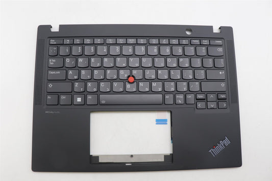 Lenovo ThinkPad X13 Gen 4 Keyboard Palmrest Top Cover Hebrew Black 5M11H94513