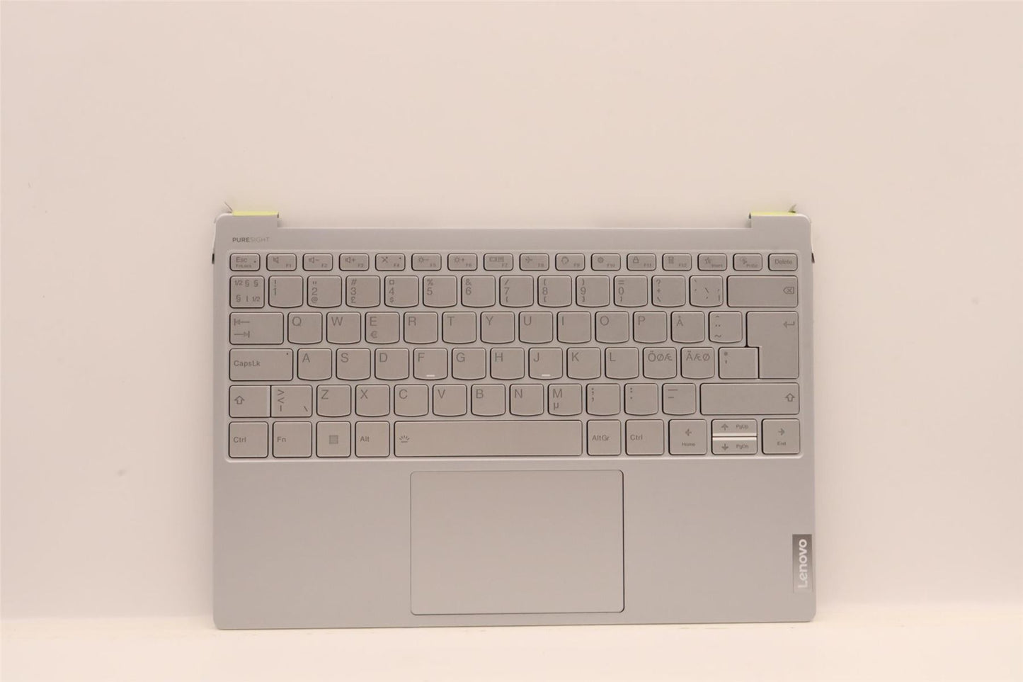 Lenovo Yoga 7 13IAP7 Palmrest Cover Touchpad Keyboard Nordic Backlit 5CB1J31336