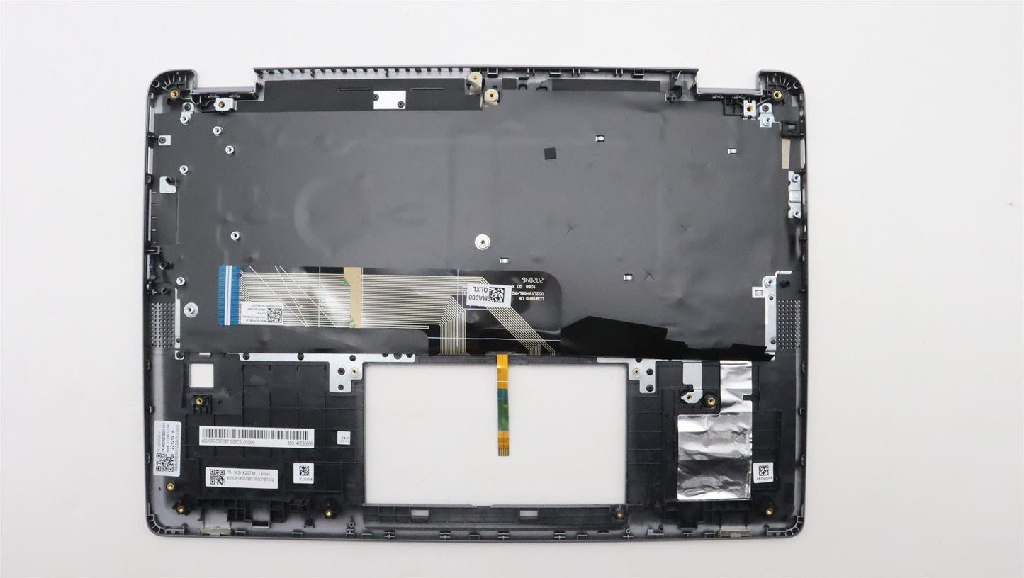 Lenovo IdeaPad 5 14ABR8 Palmrest Cover Keyboard German Grey Backlit 5CB1K20798