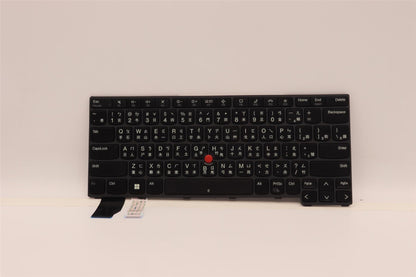 Lenovo ThinkPad L13 Gen 4 Keyboard Traditional Chinese Black Backlit 5N21H77004
