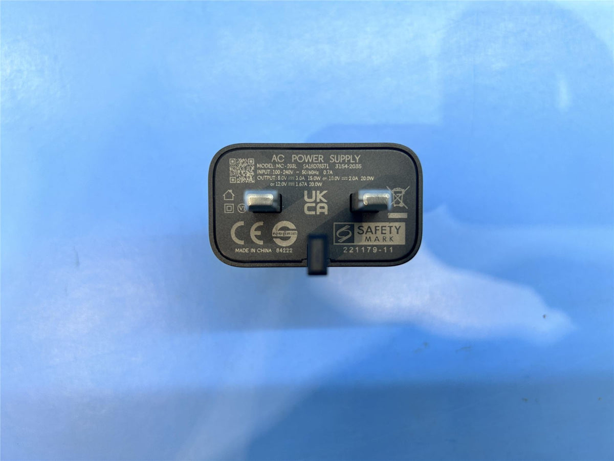 Lenovo Adapter;MC-203L;10V2A;UK;black AC Charger Adapter SA18D78371