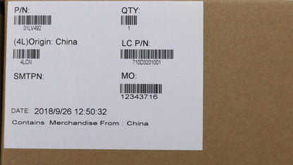 Lenovo Carbon X1 5th LCD Cover Rear Back Housing Black 01LV492