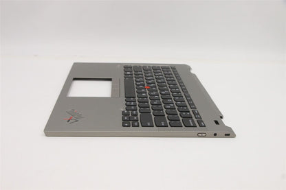 Lenovo ThinkPad X1 Keyboard Palmrest Top Cover Greek Titanium 5M11B59891