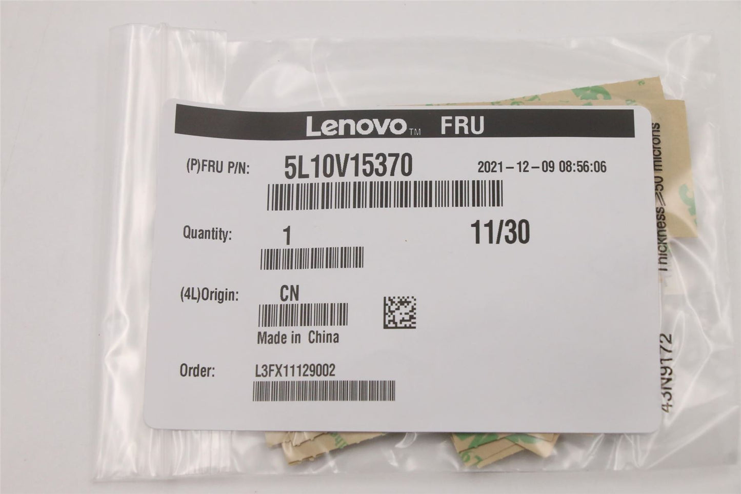 Lenovo LIPC GEO FRU label kits 5L10V15370