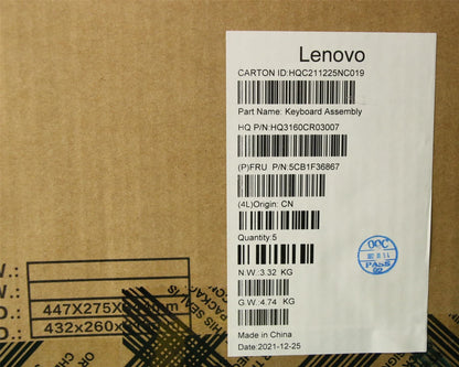 Lenovo IdeaPad 7 16ACH6 Palmrest Cover Touchpad Keyboard Spanish 5CB1F36867