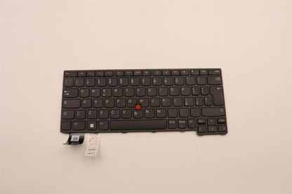 Lenovo ThinkPad L13 4 X13 3 Tastatur Italienisch Schwarz 5N21H76980