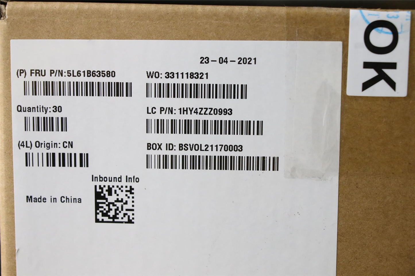 Lenovo LINECORD 3P,IT,1.8M,Anti-TR,NON-LH,LTK 5L61B63580