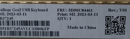 Lenovo USB Calliope KB BK ROM 5D50U84461