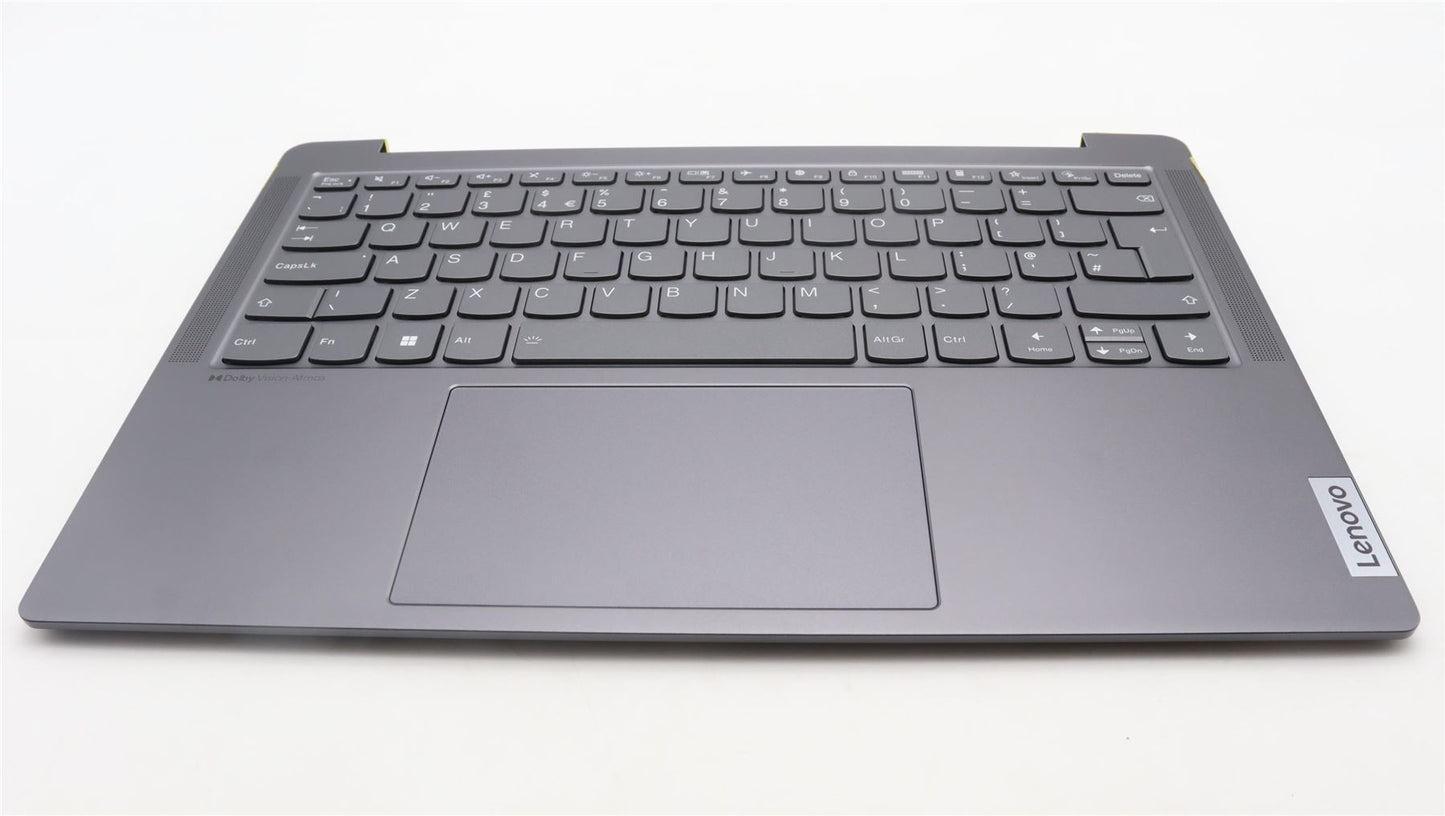 Lenovo Yoga 6 14APU8 Palmrest Cover Touchpad Keyboard UK Storm Grey 5CB1L60199