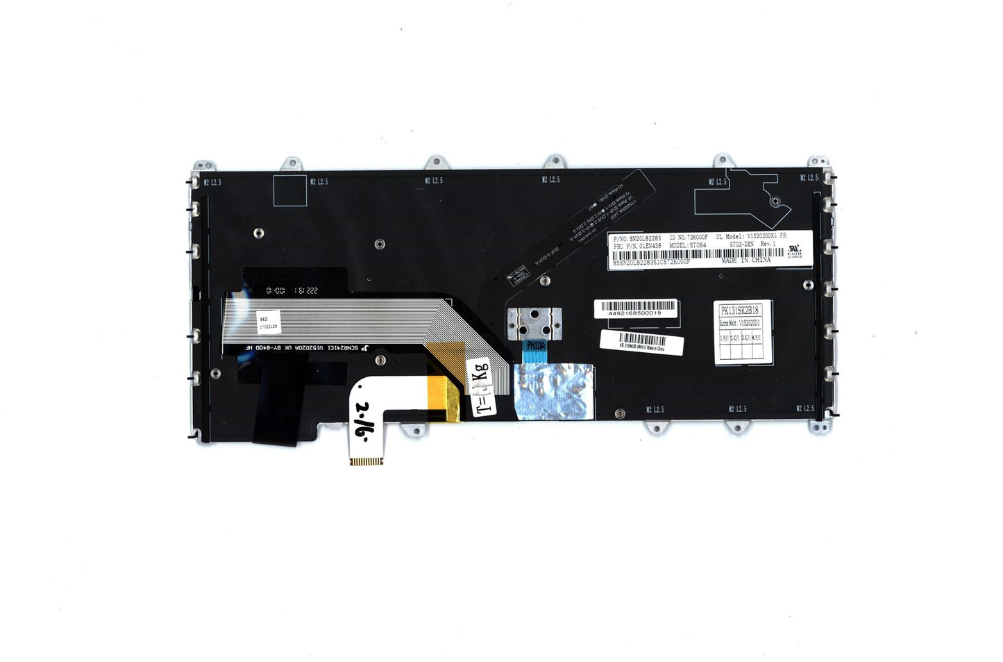 Lenovo NB_KYB KB SLV Sunrex French 01EN438