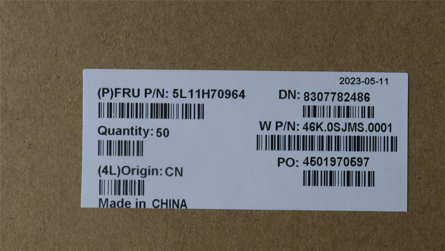 Lenovo LABEL FRU LABEL GEO KIT Golem 2.0 5L11H70964