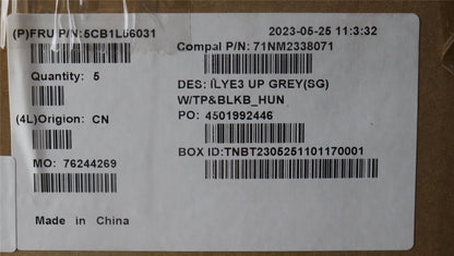 Lenovo Slim 5 16IRH8 5 16APH8 Palmrest Cover Touchpad Keyboard 5CB1L56031