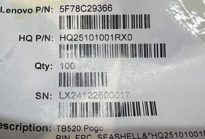 Lenovo TB520FU PogoPIN_FPC_WH&*HQ25101001RX0 CS FPC Pogo Board 5F78C29366