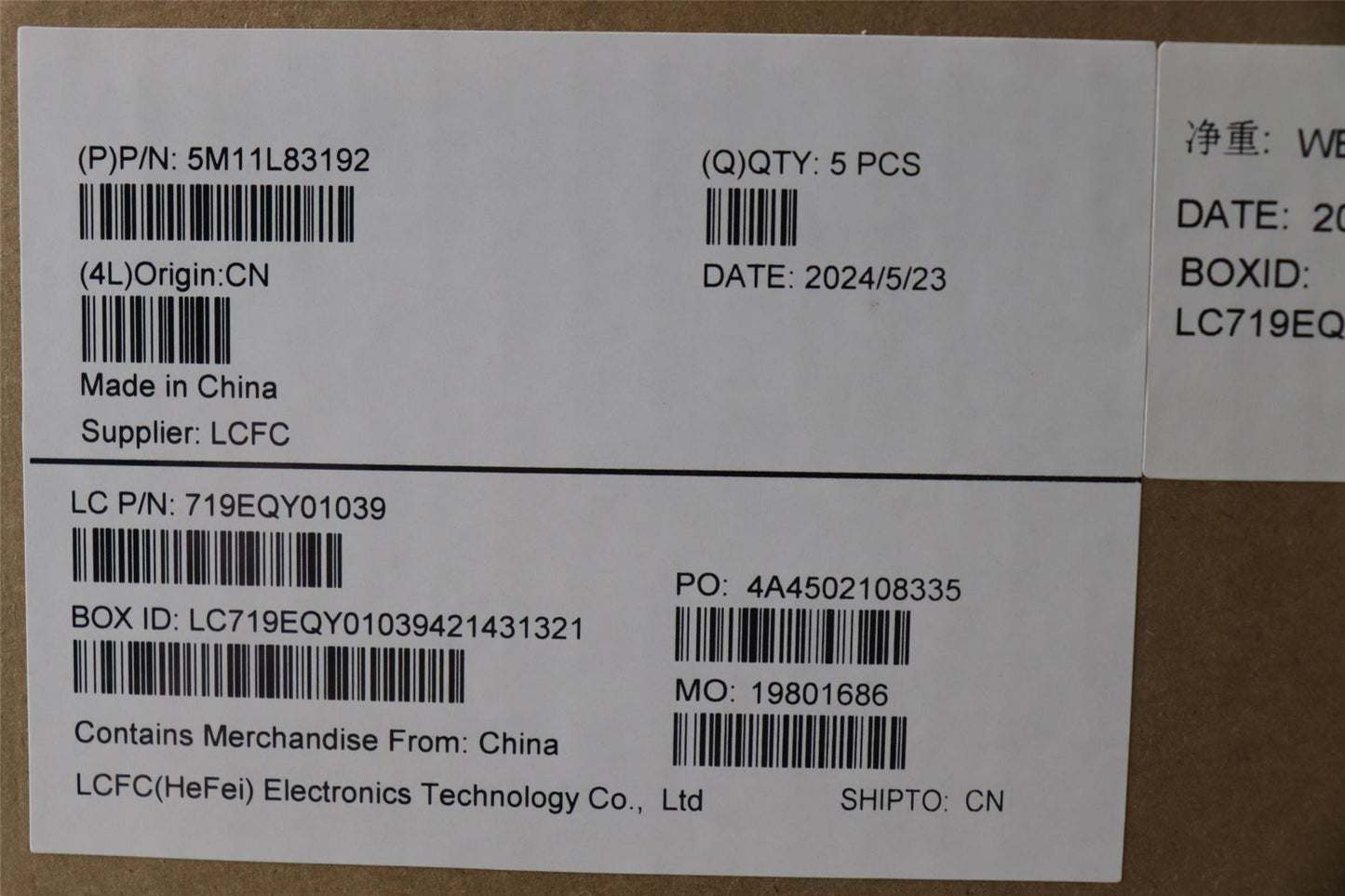 Lenovo MECH_ASM KBDBZL,BEL,WW,BK/GY,SRX 5M11L83192