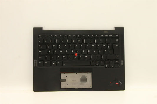 Lenovo Carbon X1 9th Keyboard Palmrest Top Cover German Black Backlit 5M11C53240