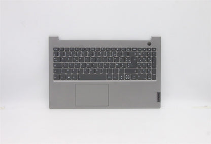Lenovo ThinkBook 15 G2 ARE Keyboard Palmrest Top Cover French Grey 5CB1B34828