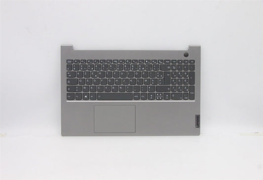 Lenovo ThinkBook 15 G2 ARE Keyboard Palmrest Top Cover French Grey 5CB1B34828