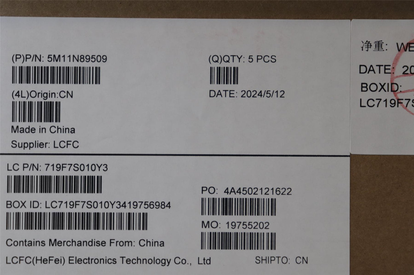 Lenovo MECH_ASM BL KB BK MG WW BUL PMX 5M11N89510