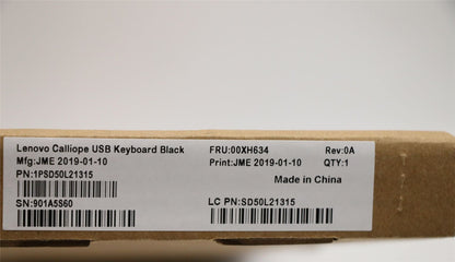 Lenovo ThinkStation P510 P910 P720 P920 P520 USB Wired Keyboard Black 00XH634