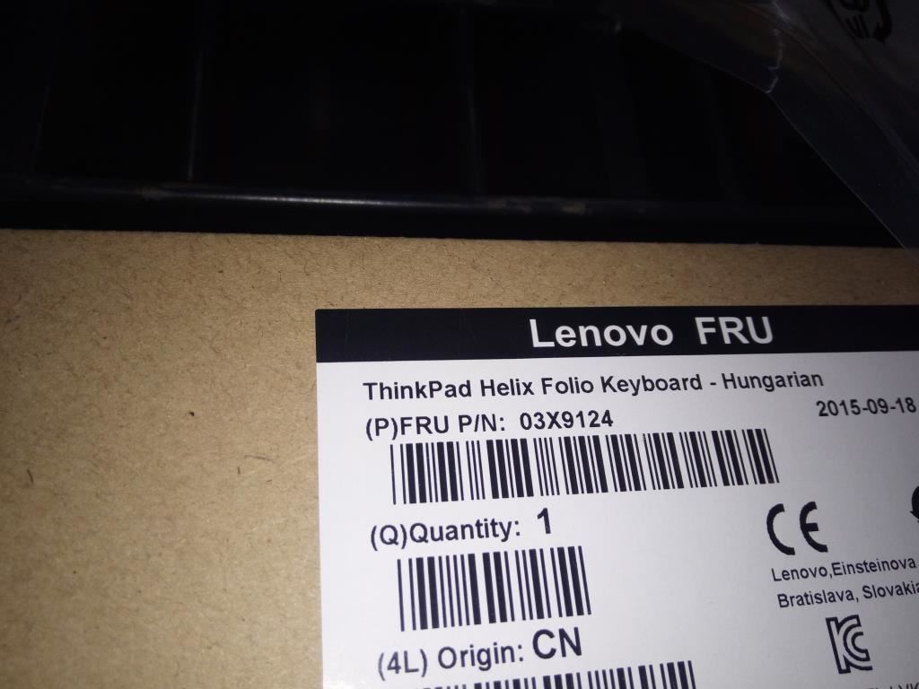 Lenovo TP Helix Folio KBD HUN Hungarian Keyboard 03X9124