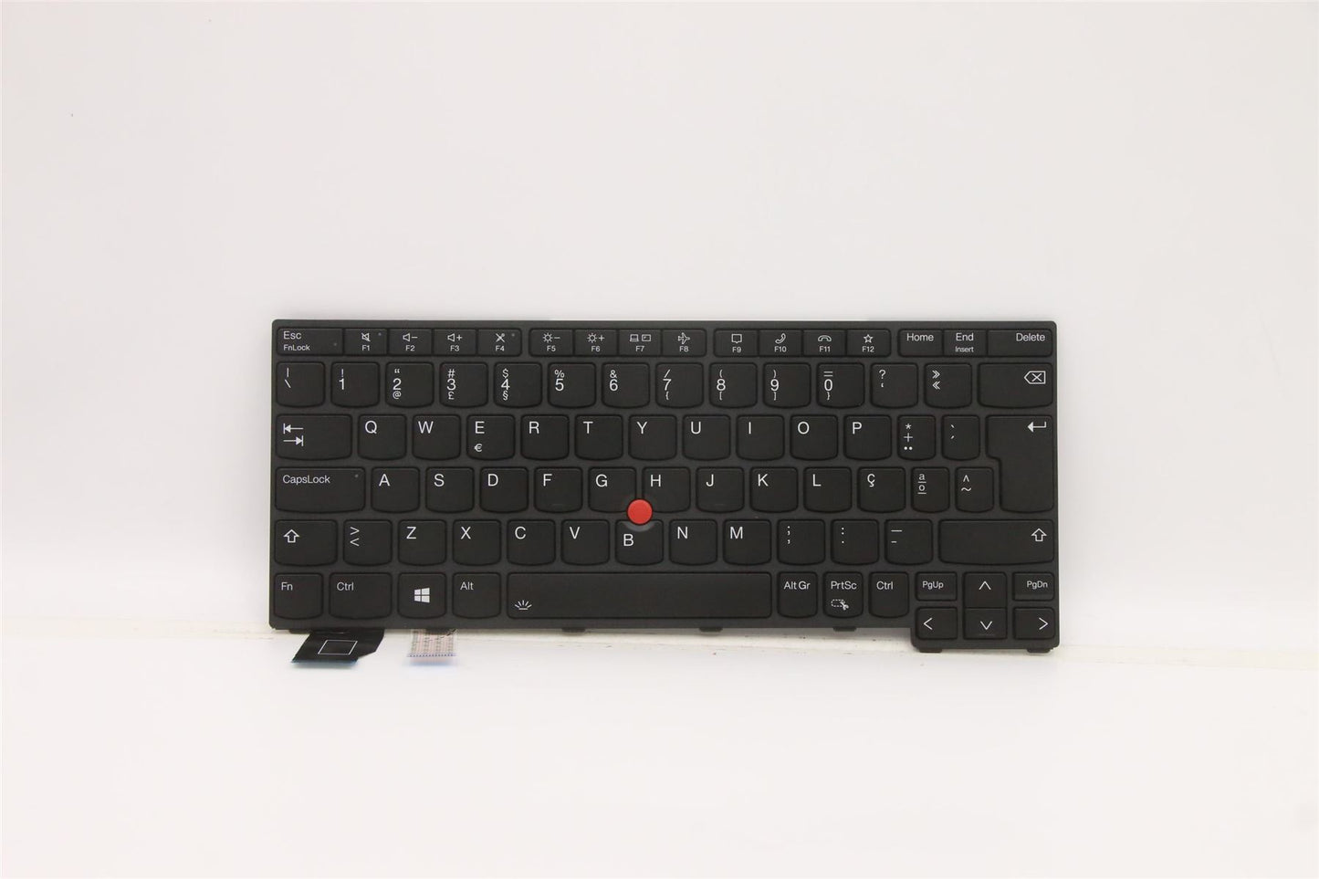 Lenovo ThinkPad X13 2 Keyboard Portuguese Black Backlit 5N21A21752