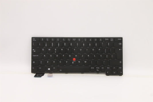 Lenovo ThinkPad X13 2 Keyboard Portuguese Black Backlit 5N21A21752