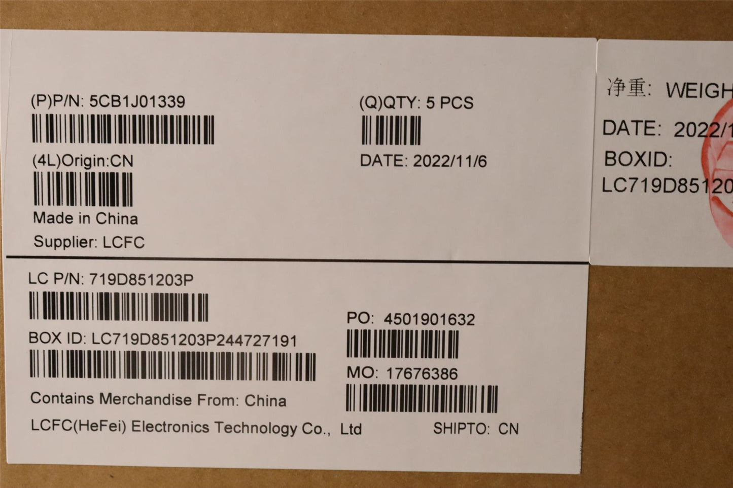 Lenovo Upper Case ASM_GERL82SFNF_CG_BL_PC 5CB1J01339