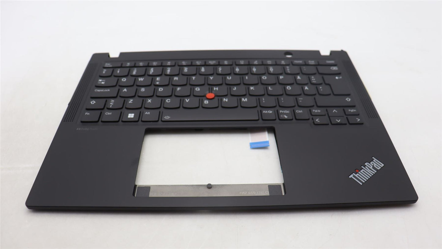 Lenovo ThinkPad X13 Gen 4 Keyboard Palmrest Top Cover Black Backlit 5M11L86040