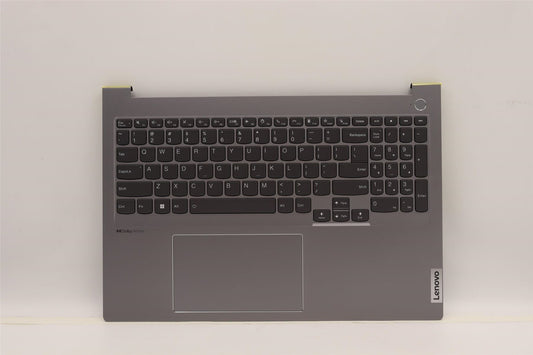 Lenovo ThinkBook 16 G4+ IAP Palmrest Touchpad Cover Keyboard US Grey 5CB1H68152