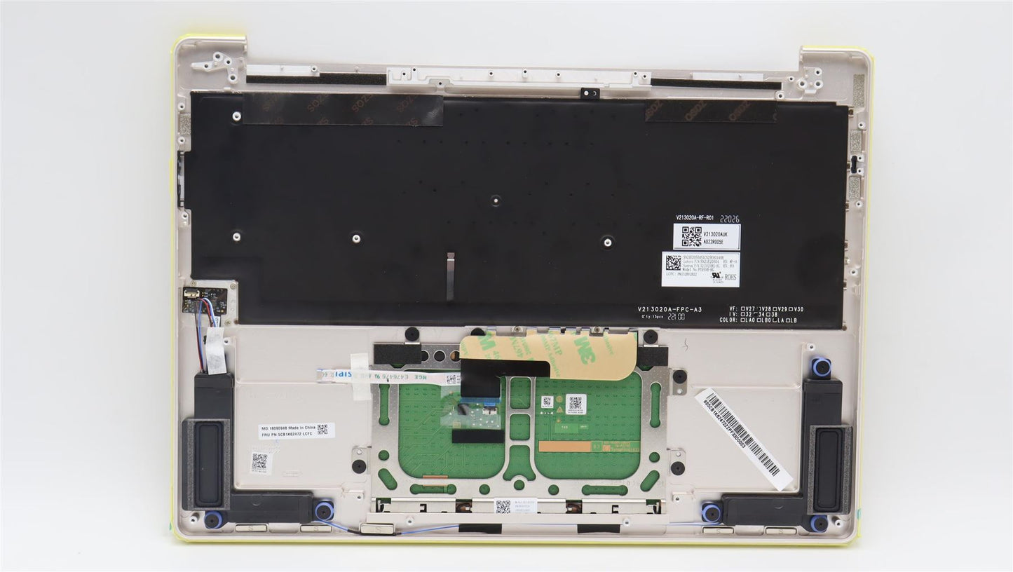 Lenovo Yoga 9 14IRP8 Palmrest Cover Touchpad Keyboard Hungarian 5CB1K62472