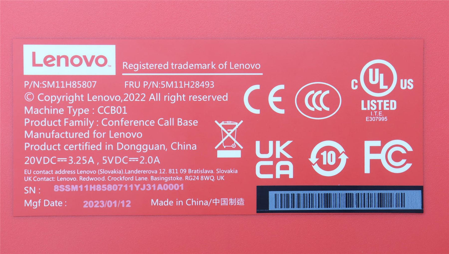 Lenovo MECH_ASM,Con-call Base ASM 5M11H28493