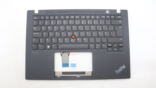 Lenovo ThinkPad T14s Gen 2 Keyboard Palmrest Top Cover Black Backlit 5M11F24644