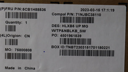 Lenovo ThinkBook 15 G4 ABA Palmrest Cover Touchpad Keyboard Swiss 5CB1H88836