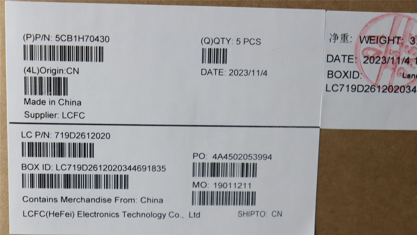 Lenovo Upper Case ASM_CZE/SLK L82R4 FPCG 5CB1H70430