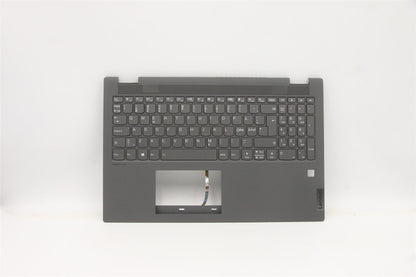 Lenovo Flex 5-15ALC05 Palmrest Cover Keyboard Nordic Grey Backlit 5CB1B96323