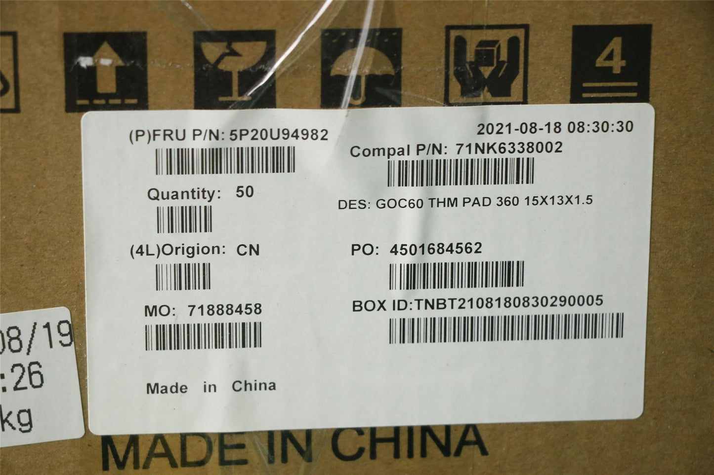 Lenovo PAD GOC31_THM_PAD_T-FLEX_360 5P20U94982