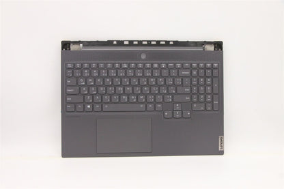 Lenovo 7 16ACHg6 Palmrest Cover Touchpad Keyboard Arabic Storm Grey 5CB1C17304