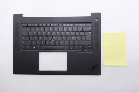 Lenovo ThinkPad P1 Gen 6 Keyboard Palmrest Top Cover German Black 5M11L89042