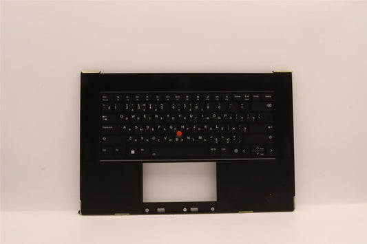 Lenovo ThinkPad Z16 Gen 1 Keyboard Palmrest Top Cover Russian Black 5M11J13371