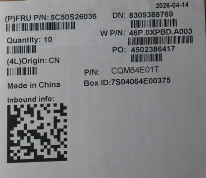 Lenovo CARDPOP W83RL PMIC BD OLED Microphone LED Board 5C50S26036