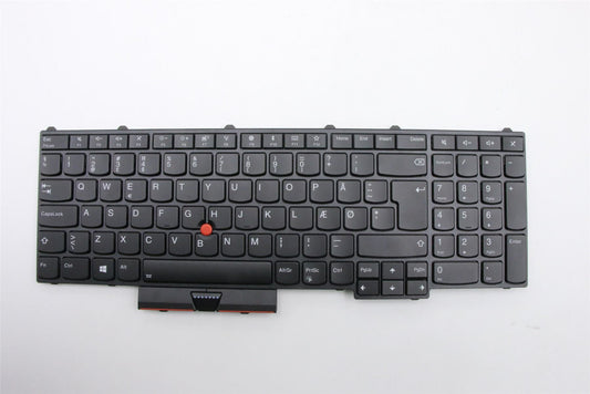 Lenovo ThinkPad P51 P71 Keyboard Swedish Black Backlit 01HW209