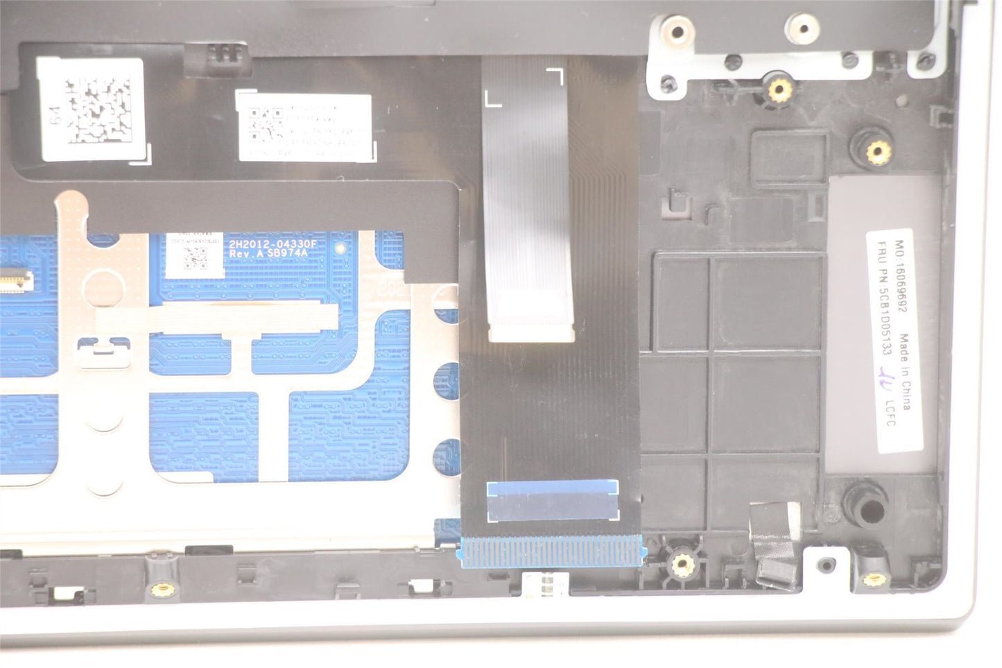 Lenovo 7 16ITHg6 Palmrest Cover Touchpad Keyboard Spanish Grey 5CB1D05133