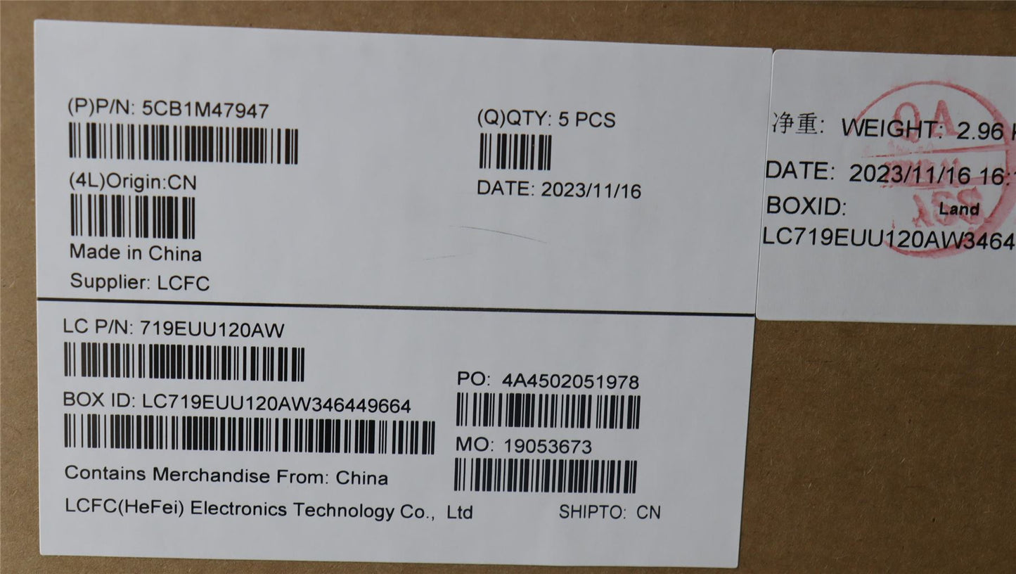 Lenovo IdeaPad 3 14IRH8 Palmrest Cover Touchpad Keyboard US Europe 5CB1M47947