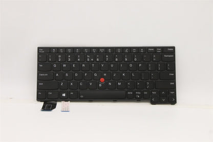 Lenovo ThinkPad X13 2 Keyboard US Europe Black Backlit 5N21A21759