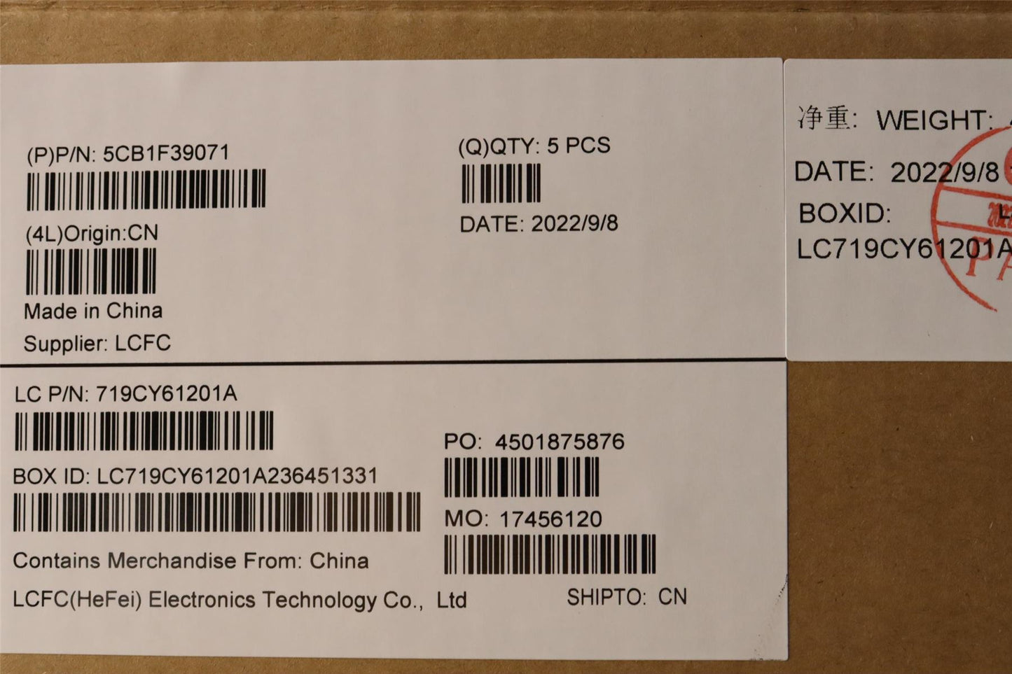 Lenovo 5 15IAH7H Palmrest Cover Touchpad Keyboard US Euro Storm Grey 5CB1F39071