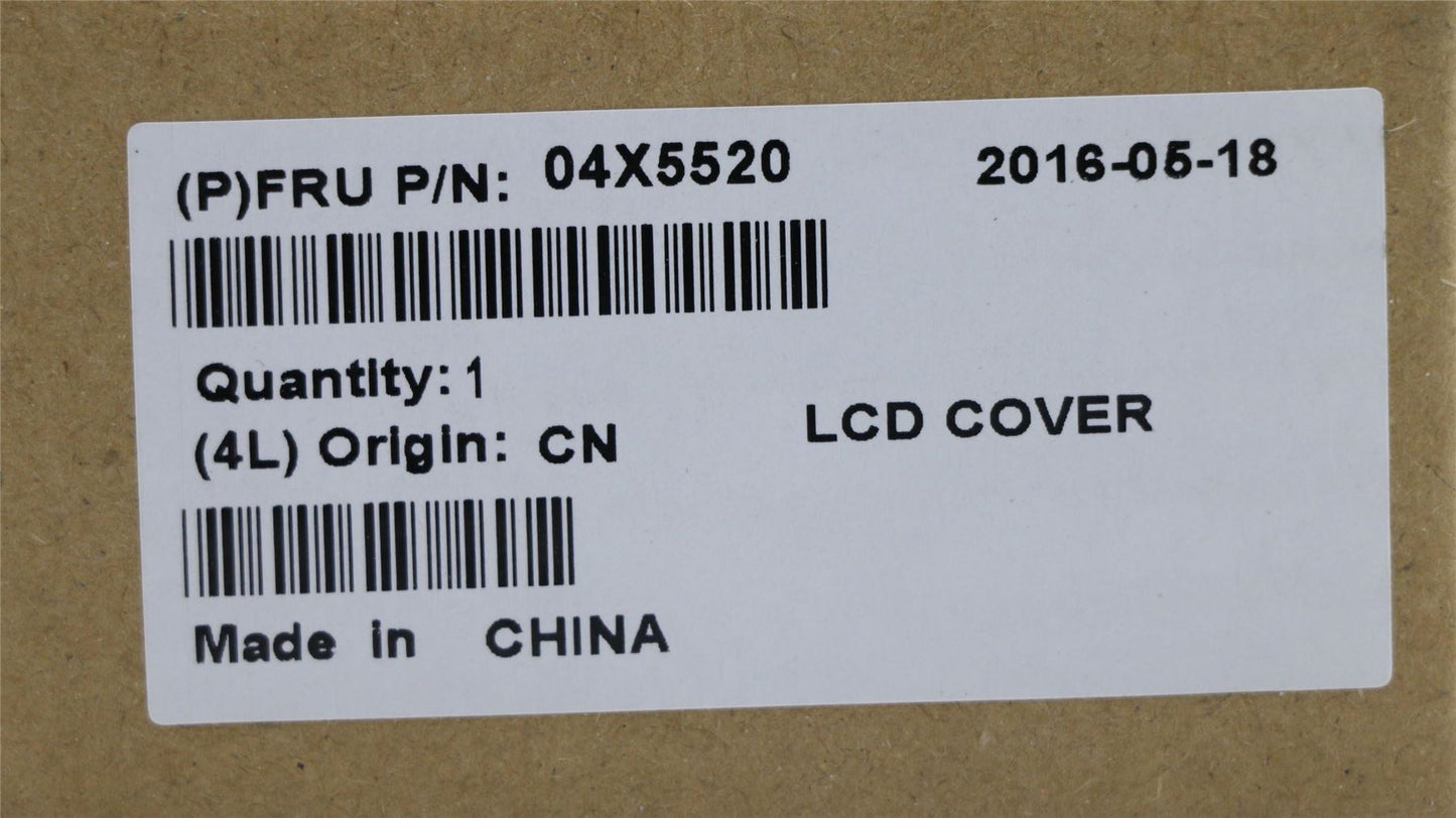 Lenovo ThinkPad T540p LCD Cover Rear Back Housing Black 04X5520