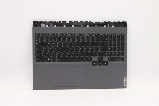 Lenovo Legion 516ACH6H Palmrest Cover Touchpad Keyboard Spanish Grey 5CB1C14969