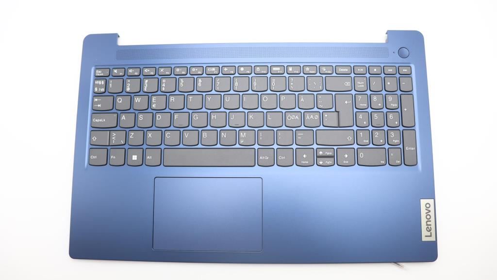 Lenovo IdeaPad 3 15IAH8 Palmrest Cover Touchpad Keyboard Nordic 5CB1M41413
